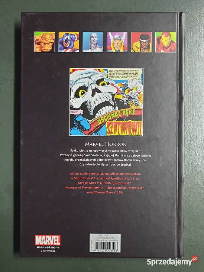 Marvel Horror WKKM tom 115 twarda Gdynia sprzedam
