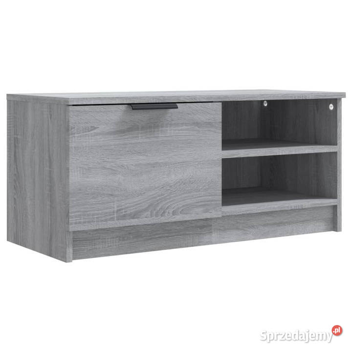 Szafka pod telewizor szary dąb sonoma 80x35x365