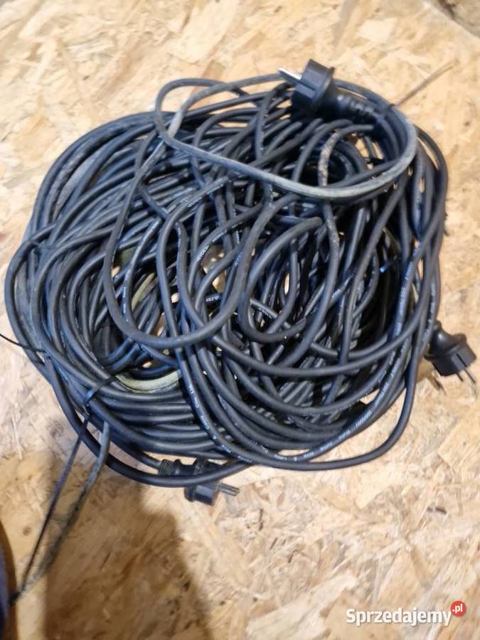 Przedłużacz z uziemieniem 10 m czarny bez Głogowa