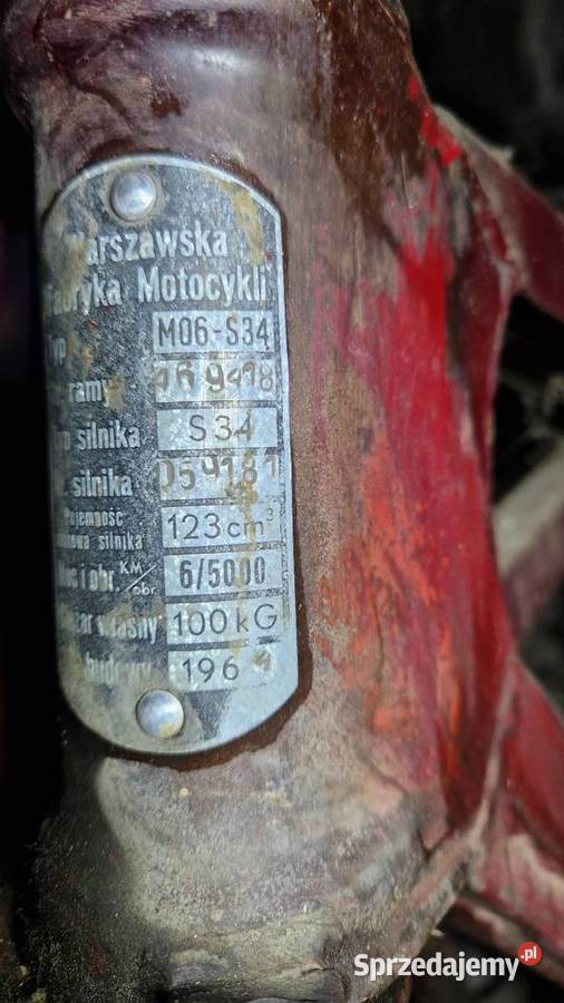 Wfm 125 głębokie błotniki całość części uszkodzony WFM Kiełczów