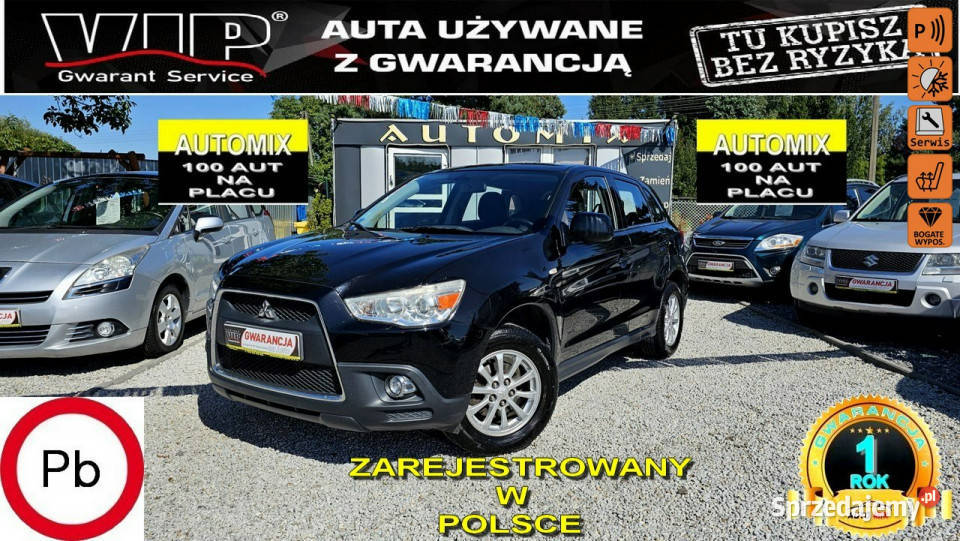 Mitsubishi ASX 16 Benz Nowe opony Konserwacja benzyna Świdnica