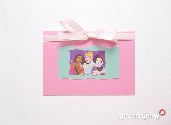 bajkowa kartka dziewczynki księżniczki kartka