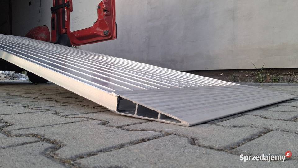 Rampa Aluminiowa 315 x 80 Panelowa Płaska Najazd Magazynowanie Proszowice