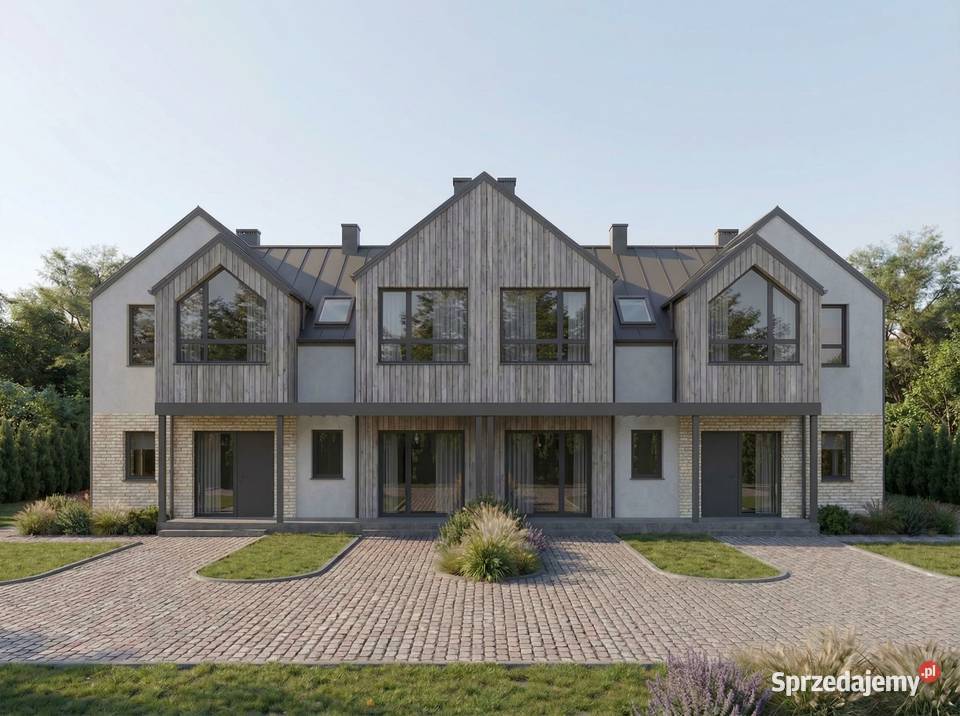 Dom GreenNest 5 pokojowy Garaż 98 m2 ogródek 543 drewno Stara Wieś