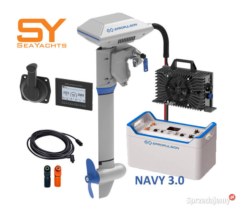 SILNIK ZABURTOWY ePropulsion NAVY 30 KPL MANETKA Mikołajki