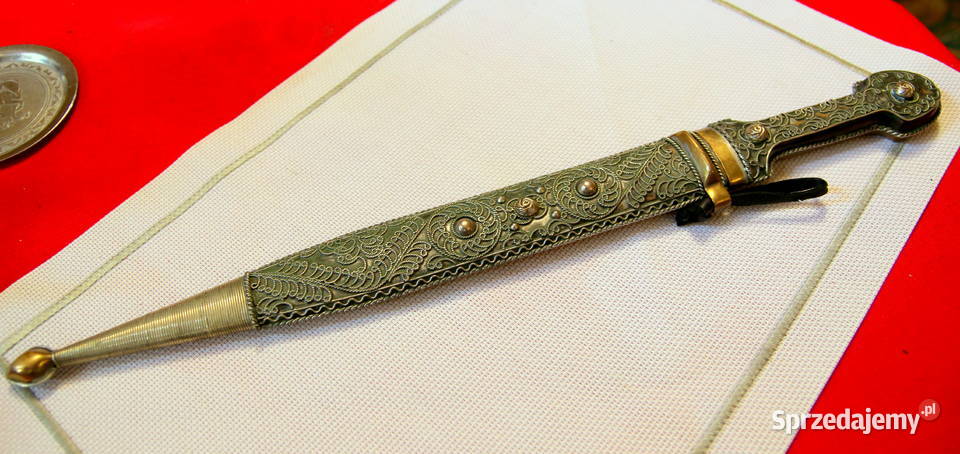 Oryginalny kindżał kamakaukaski ostry sztylet XX Militaria Sokółka sprzedam