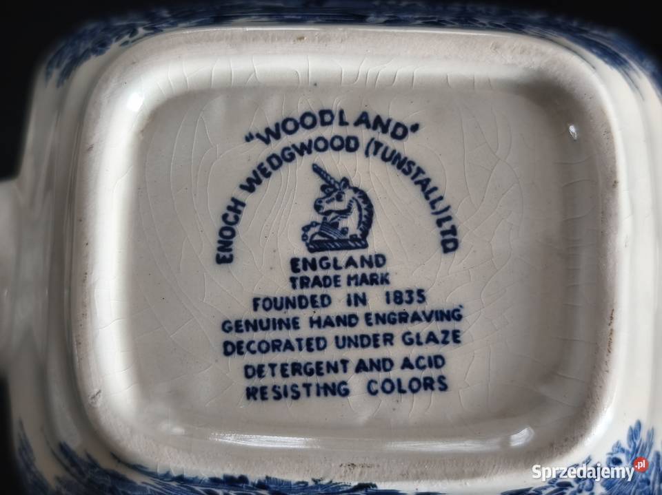 Dzbanek Woodland Enoch Wedgwood Antyki, Sztuka, Kolekcje Chełm