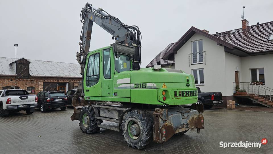 Koparka kołowa Liebherr A 316 Litronic chwytak Sochaczew