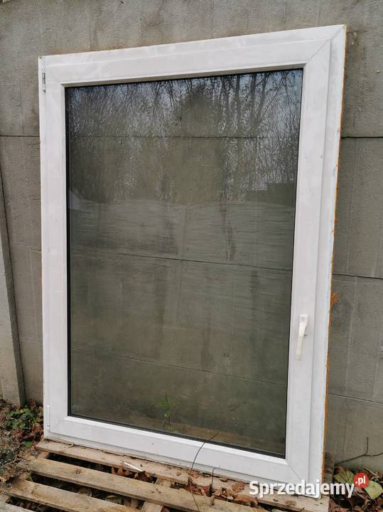 Okno jednoskrzydłowe PCV wym 120160 białe Pabianice