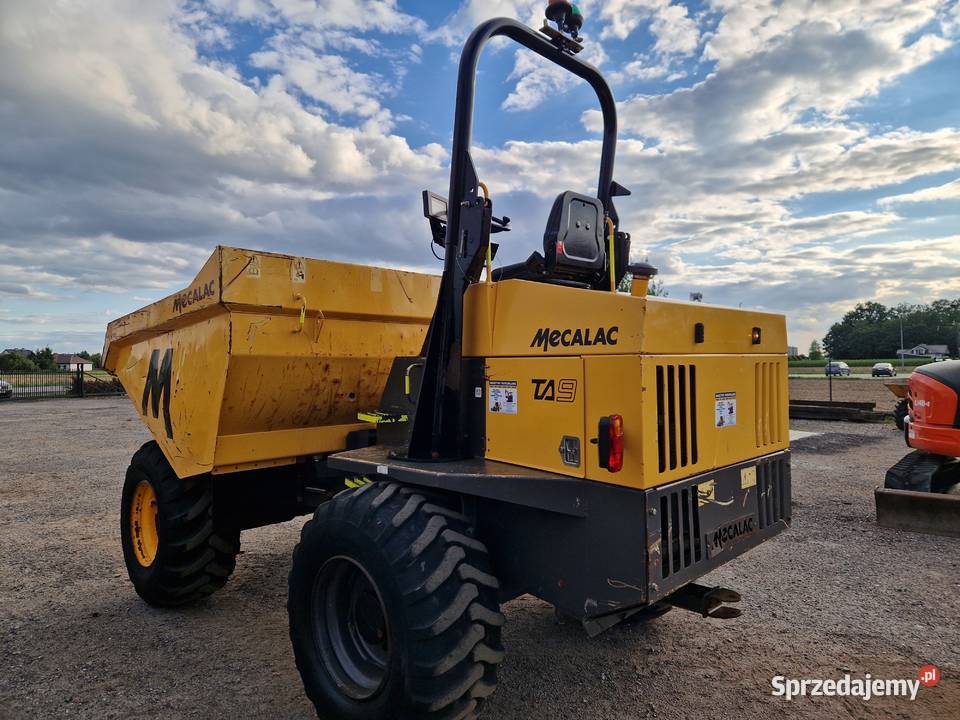 Wozidło budowlane Mecalac TA 9 2019r 1900mtg Wozidła sprzedam