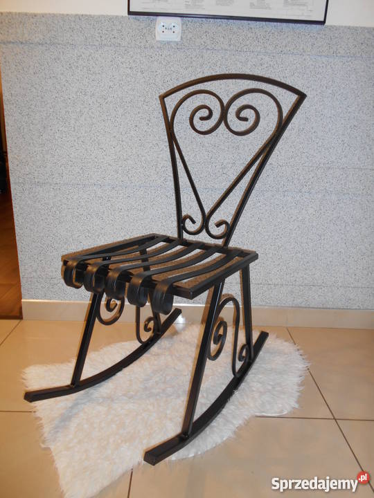 Fotel bujany krzesło bujak metaloplastyka Belsoo Oświęcim