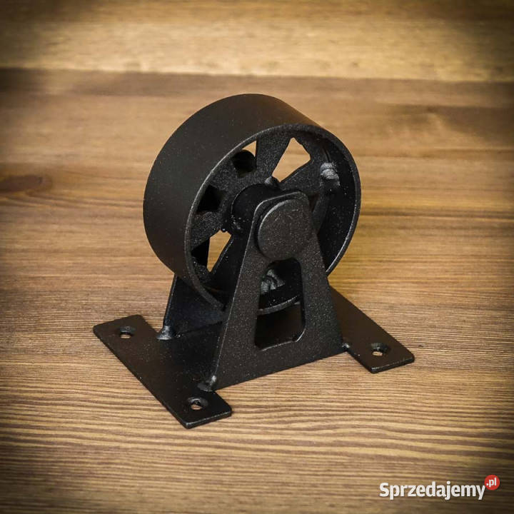 Kółko meblowe HUGO 100 mm CZARNE 10cm świętokrzyskie Chmielnik