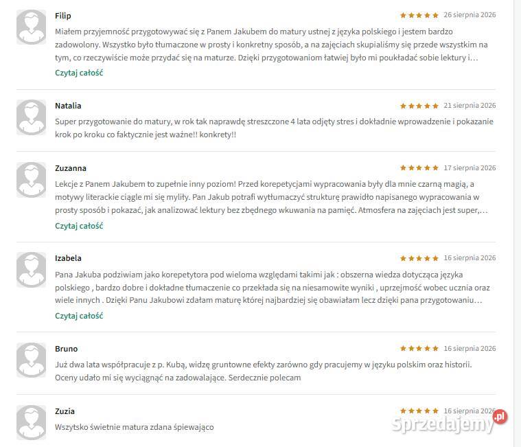 korepetycje z języka polskiego Wrocław