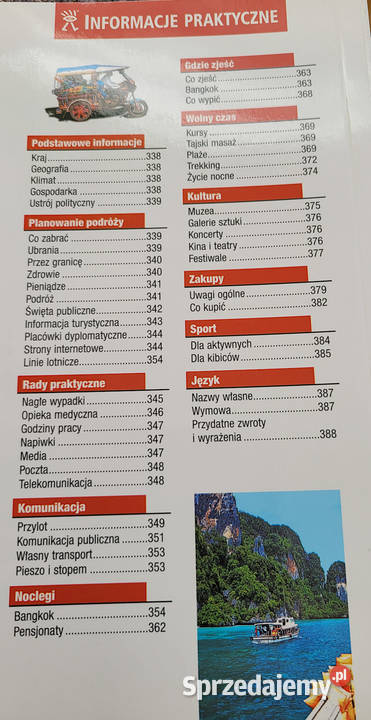 Przewodnik ilustrowany Tajlandia Kielce sprzedam