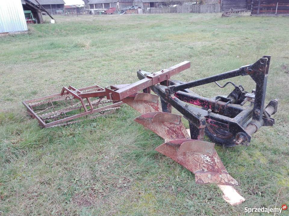 Pług 3 skibowy z wałkiem Kunki