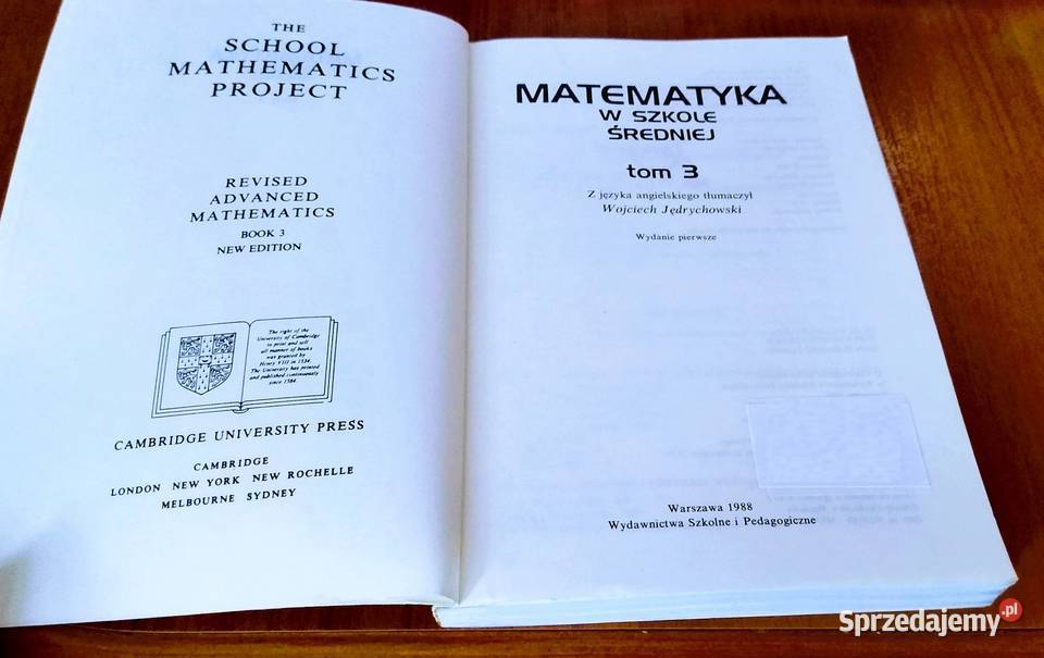 Matematyka w szkole średniej 3 School pomorskie Gdańsk