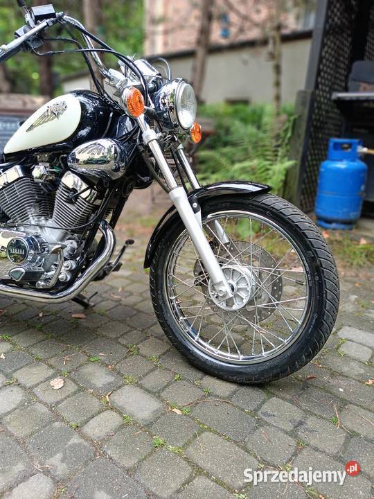 Piękna Virago 125 deluxe 3500 2001 film Yamaha Kraków