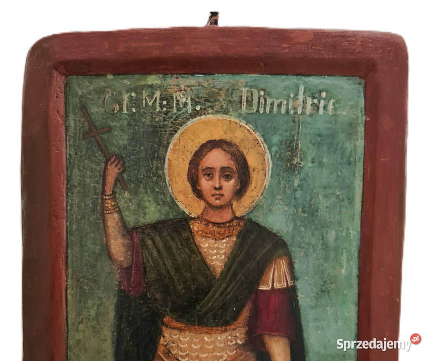 Ikona Święty Dymitr z Tesaloniki 0083 Warszawa