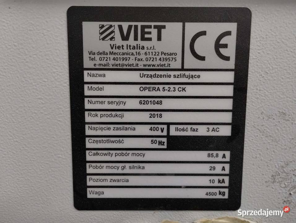 BIESSE VIET OPERA 523 Częstochowa