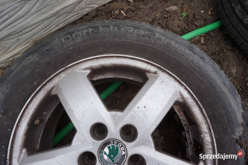 koła aluminiowe SKODA 5x100 octavia opony letnie Samochodowe mazowieckie Radom