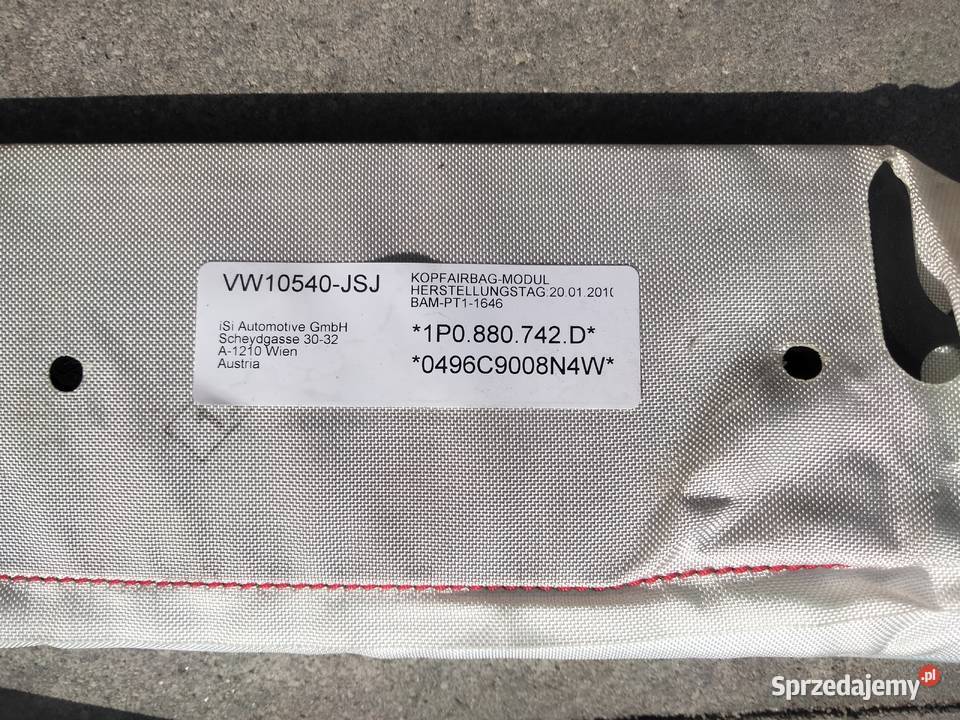 Kurtyna Prawa lewa Seat Leon II Lift 1P0880742D Części Pionki