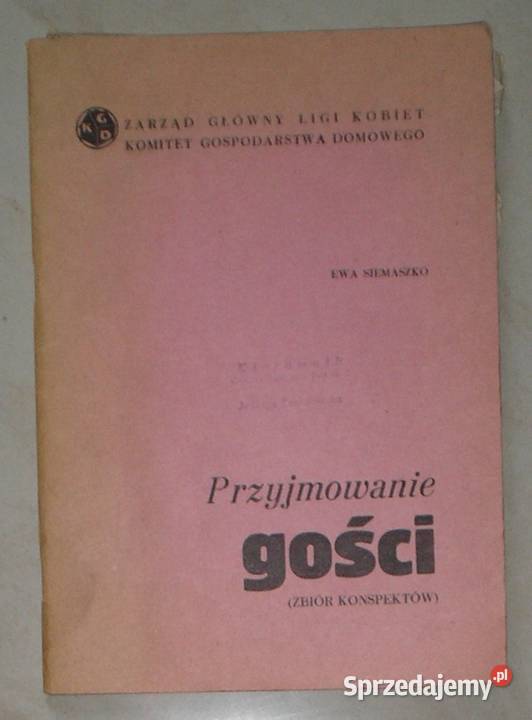 Przyjmowanie gości Zbiór konspektów Ewa miękka Kraków
