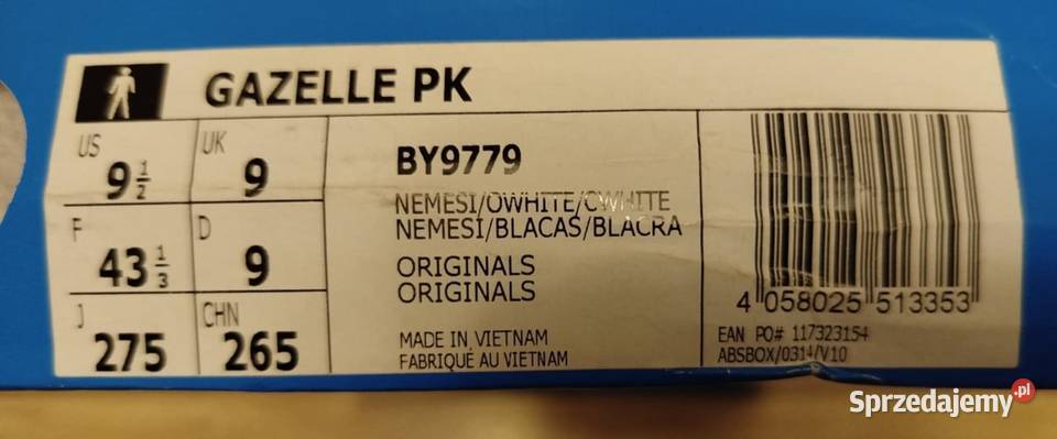 Adidas Gazelle nowe skóra Obuwie Kielce sprzedam