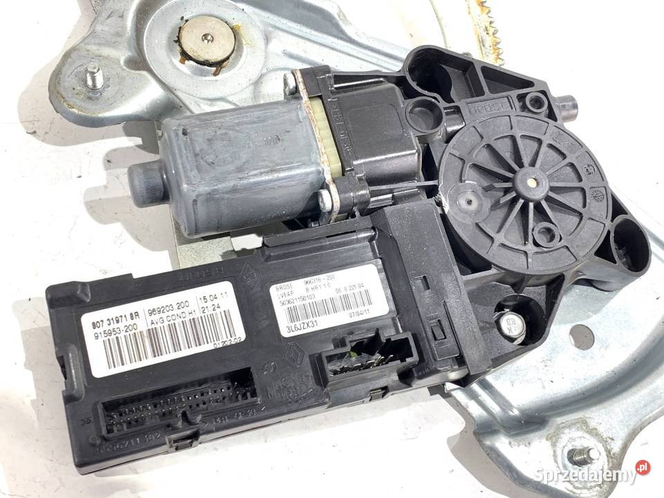 PODNOŚNIK SZYBY LEWY PRZÓD RENAULT GRAND SCENIC osobowe podkarpackie