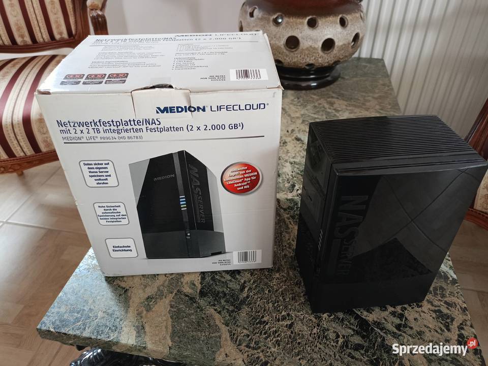 Dysk Twardy Sieciowy NAS 2 2000 GB zewnętrzny Drawski Młyn