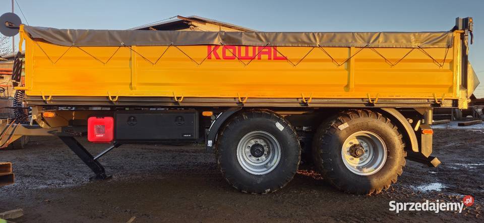 Nowa przyczepa rolnicza Tandem 255x450x65 FV nieuszkodzony