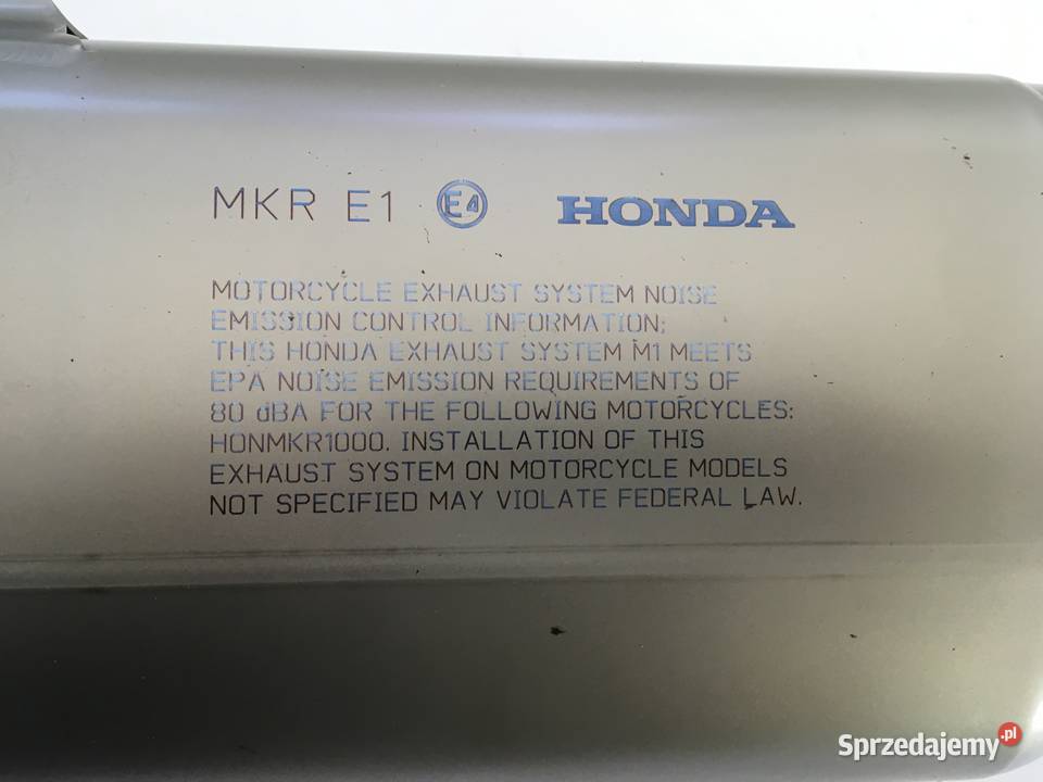 HONDA CBR 1000 RR SC82 20 Tłumik AKRAPOVIC Łobżenica