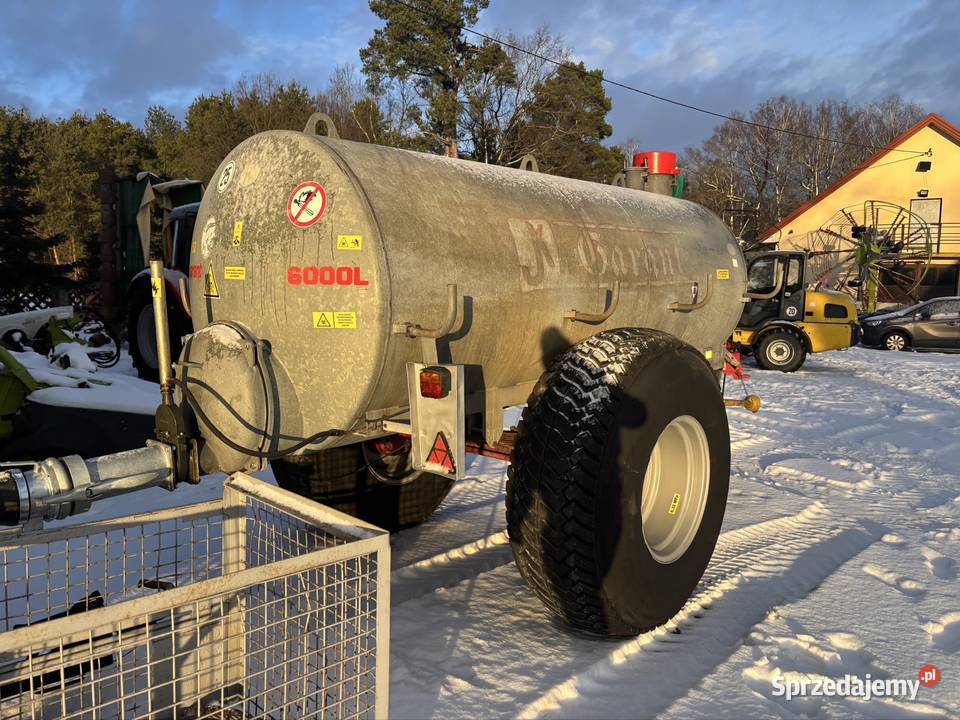 Beczkowóz 6000 litrów beczka szambiarka Myszyniec