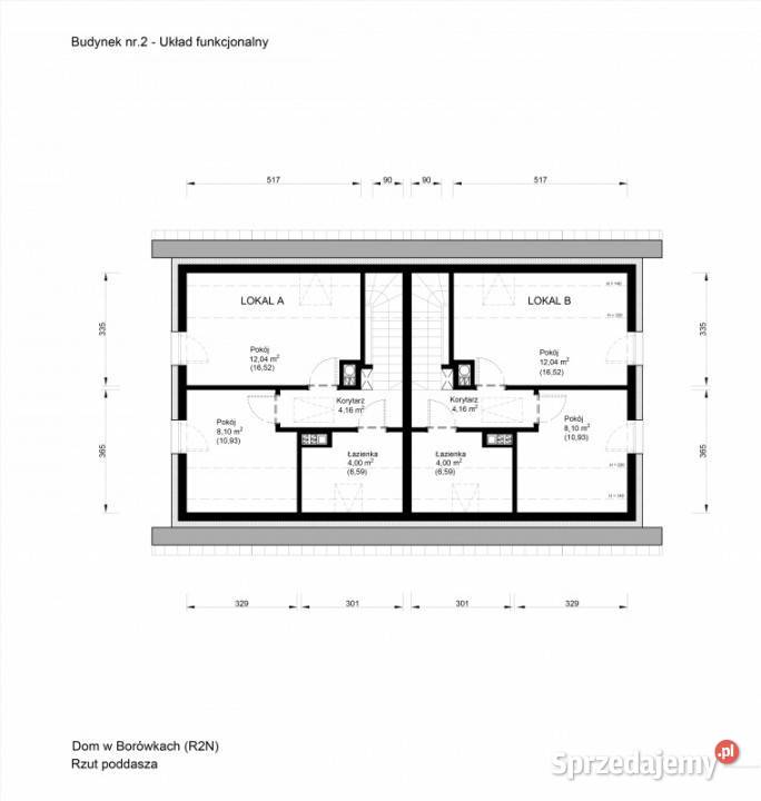 Domy jednorodzinne dwulokalowe 179m2 Czerniewo