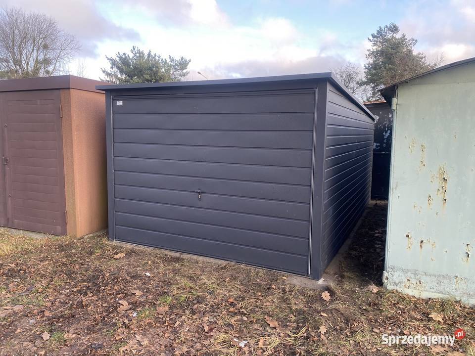 Garaż 3x5 WZMOCNIONY kolor Antracyt Mat szybki blacha Będzin