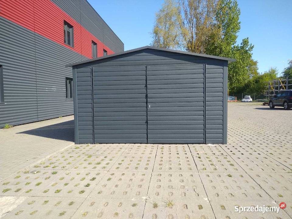 Garaż blaszany blaszak dach dwuspadowy 4x5 Sprzedaż Gowarczów sprzedam