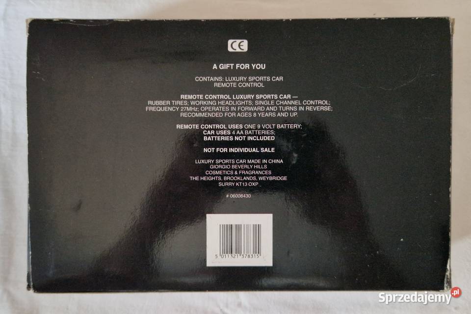 Hugo Boss A Gift For You Luksusowy samochód sprzedam