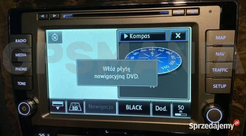 Polskie menu polski lektor mapa Volkswagen VW Łódź sprzedam