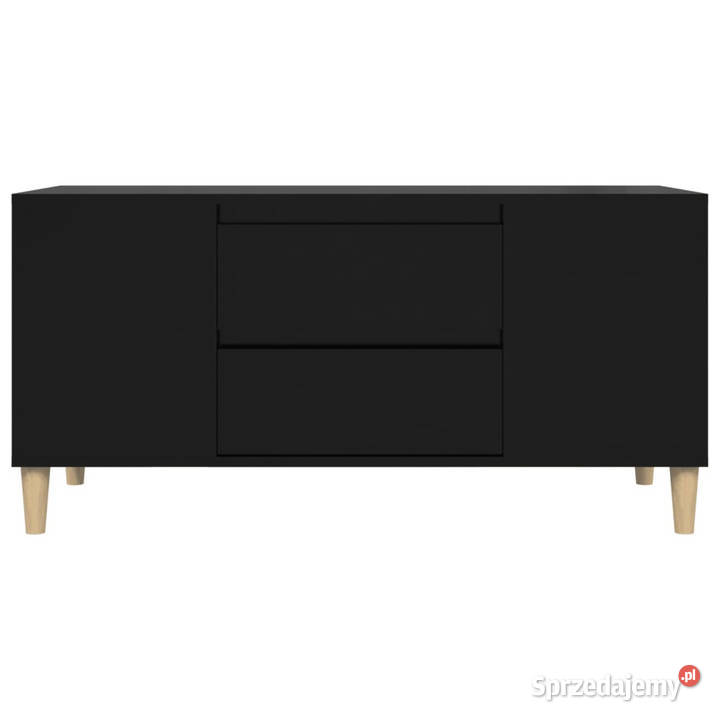 Szafka pod TV czarna 102x445x50 materiał Warszawa