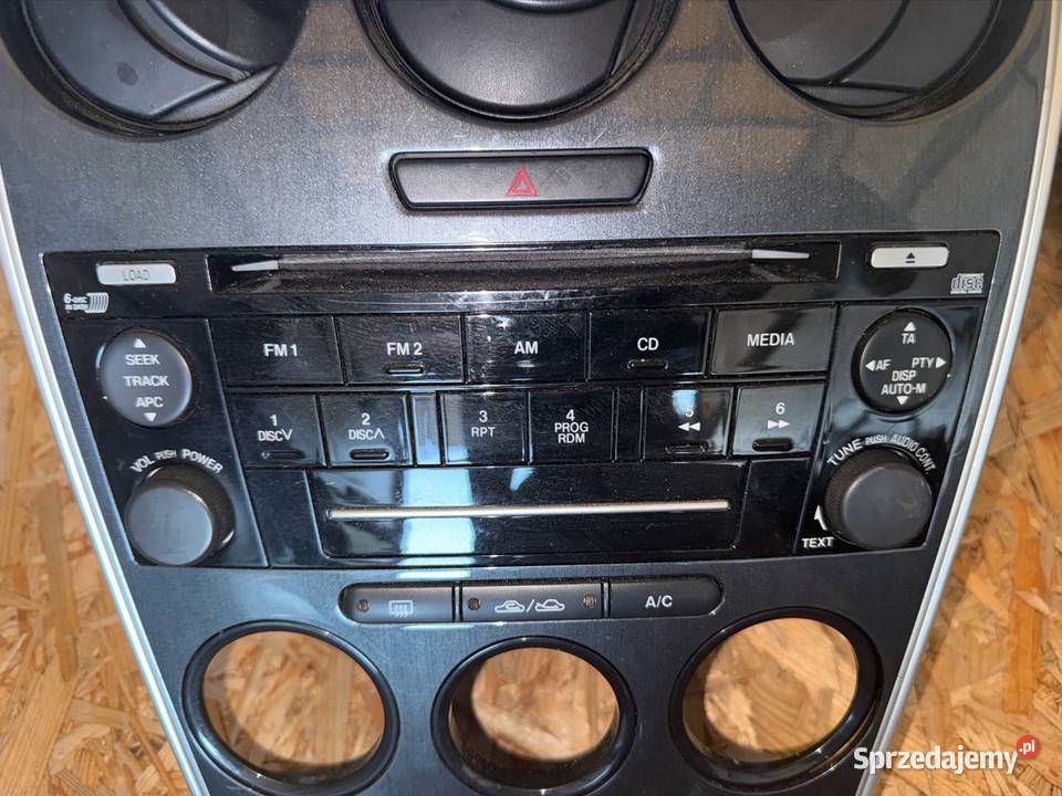 Panel środkowy radio Mazda 6 osobowe wielkopolskie Ostrów Wielkopolski sprzedam