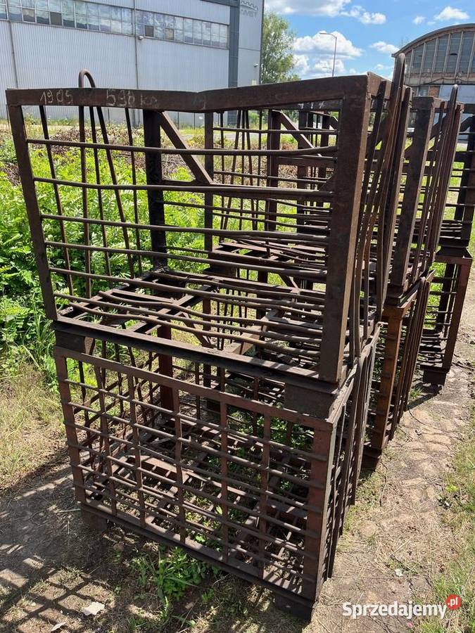 Kosz prętowy stalowy 120x80x100 pręt min fi16mm Nowa Sól sprzedam