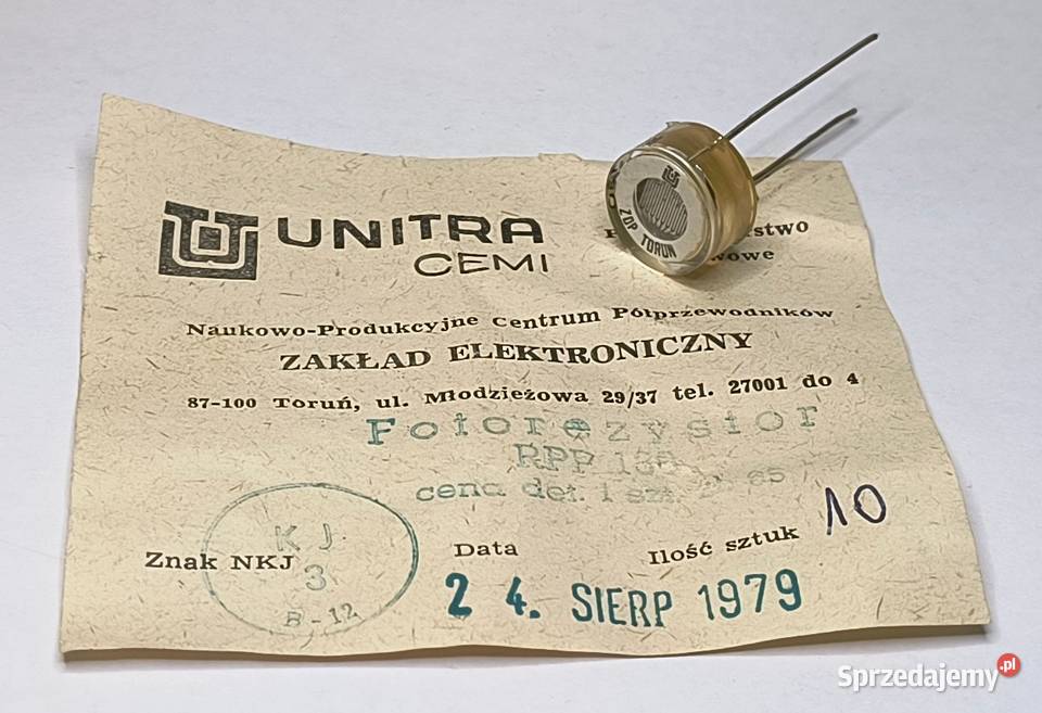 Fotorezystor RPP130 Unitra CEMI Części i akcesoria Gdańsk