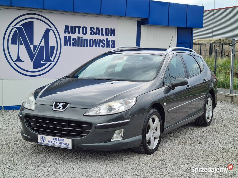 Peugeot 407 SW Automat 20 HDI SzklanyDach Navi Wągrowiec