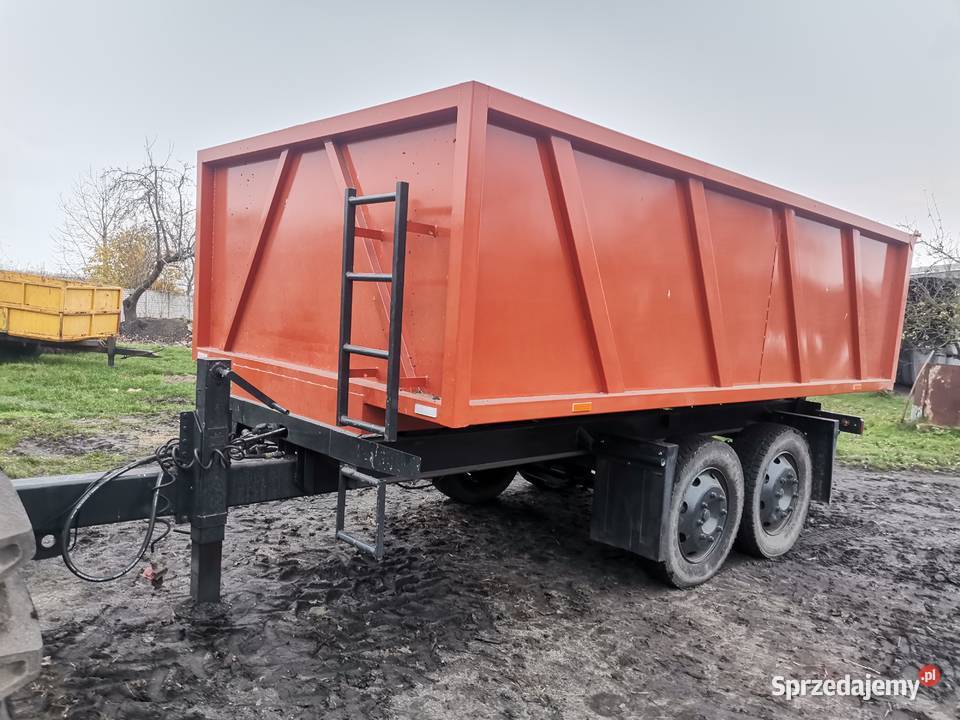 Przyczepa tandem wywrotka zarejestrowana Wieluń sprzedam