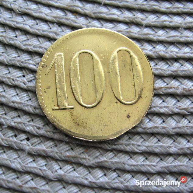 Żeton z numerem 100 Kalisz sprzedam