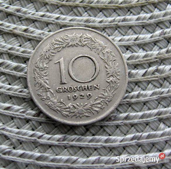 Austria 10 Groszy 1929r Numizmatyka Kalisz