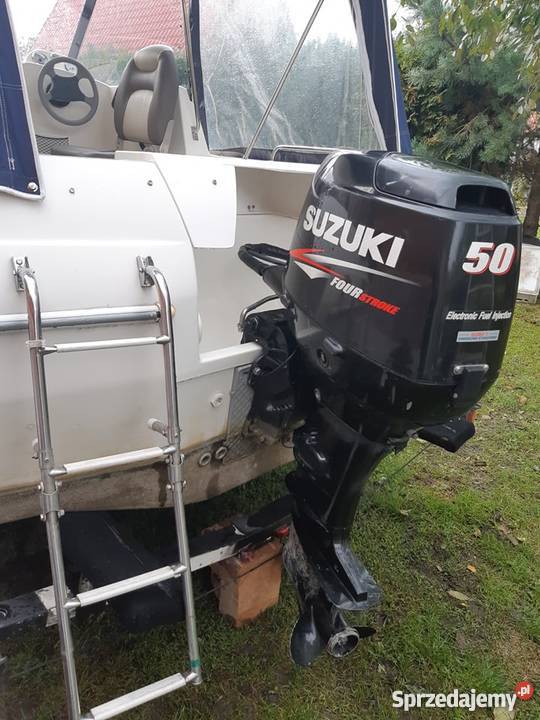 Łódź motorowa Cortina 480 z silnikiem i warmińsko-mazurskie Braniewo