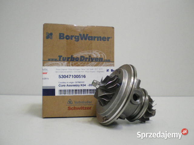Nowy rdzeń CHRA BorgWarner KKK 53047100516 Siedlce sprzedam