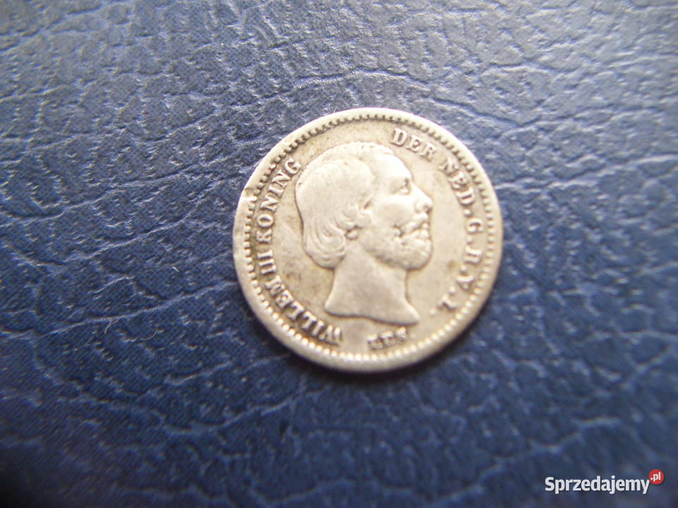 Stare monety 5 cents 1859 Holandia srebro podkarpackie Lesko sprzedam
