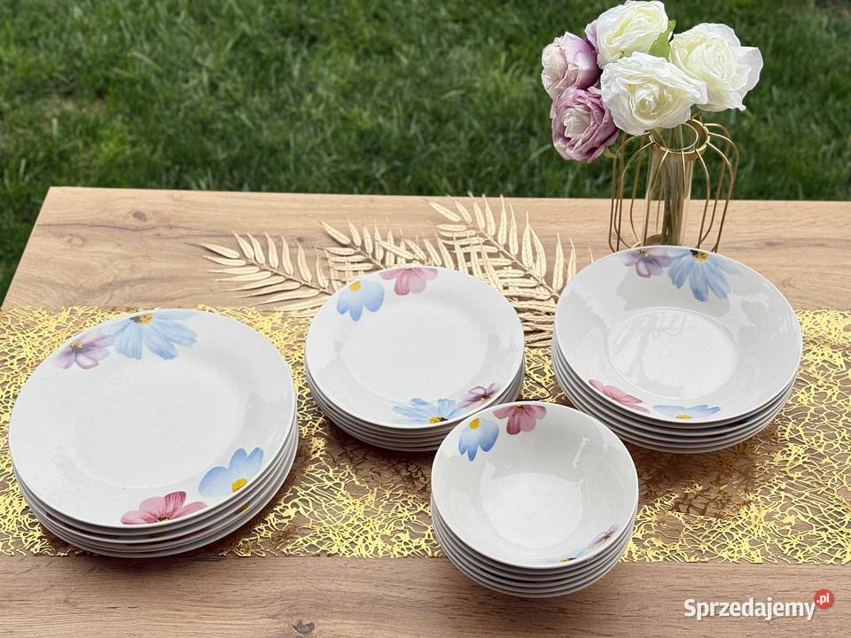 Talerze homelux 24 el stokrotki