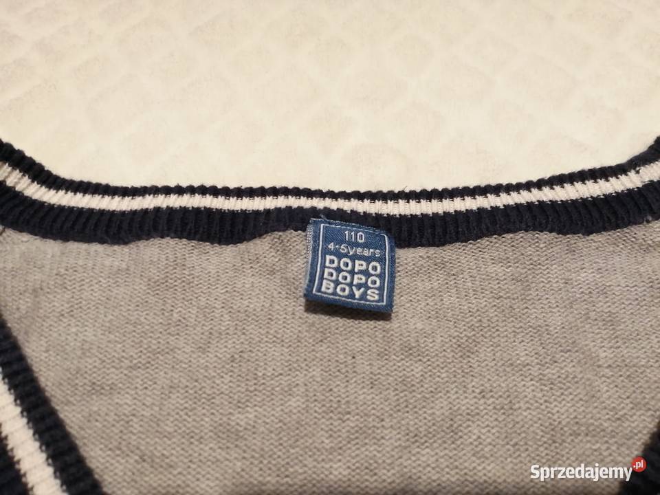 Sweterek rozpinany chłopięcy długi rękaw Dopo Czeladź